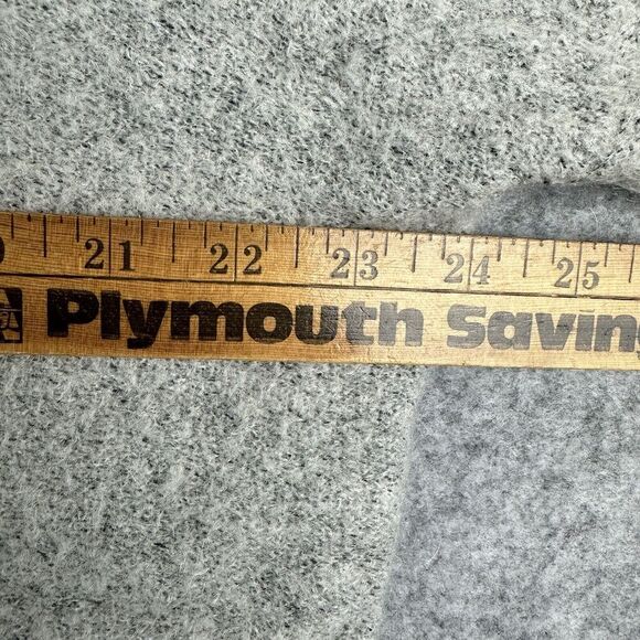 MSCH Copenhagen Sweater Womens M/L Gray Rose Mohair Pullover Mock Neck Cozy Knit - Picture 10 of 13